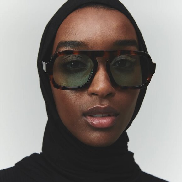 NEW Elisa Johnson Jane Sunglasses in Brown Tortoise